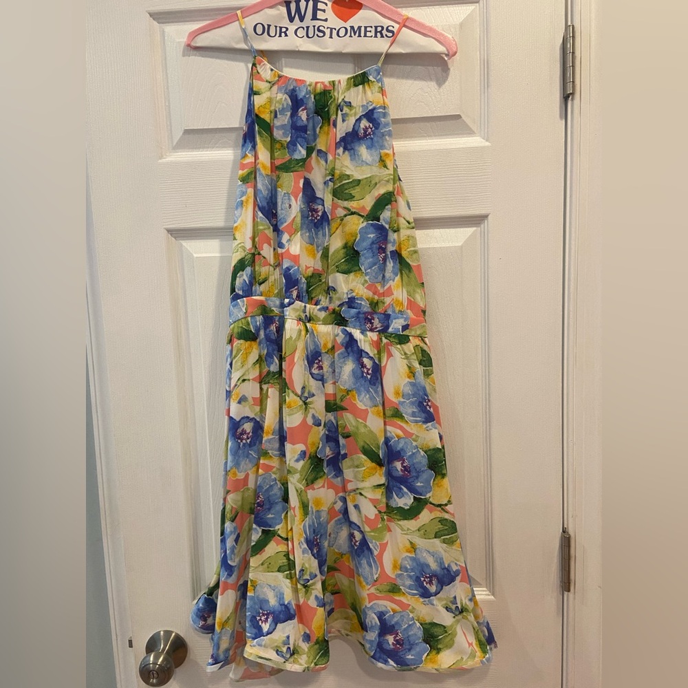 Fit and Flare Floral Cocktail Dress